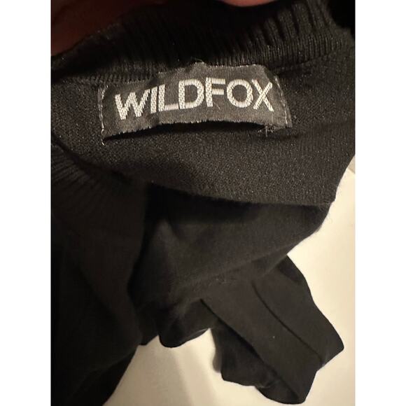 EUC Wildfox Black Love Potion No 9 Sequin Sweater w/Curated Earrings READ - Picture 4 of 10